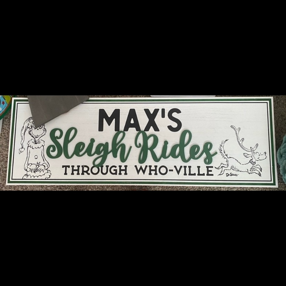 Grinch Christmas Signs